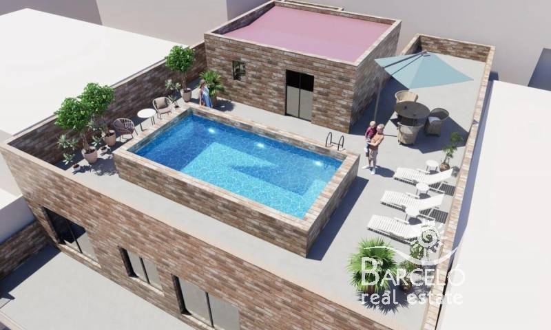 Radhus - Nybygg - Torrevieja - Playa El Acequión